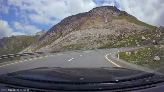 Driving in Switzerland  Julierpass  From Bivio to St Moritz  Alpine Road [upl. by Anauq]