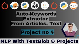 Auto Keyword Extraction from Articles Text Using TextBlob Using Python Streamlit App [upl. by Andrea]