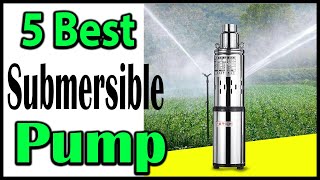 TOP 5 Best Submersible Pump Review 2025 [upl. by Attiuqahs281]