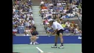 Massu vs Agassi US Open 2001 [upl. by Karoly]