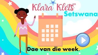 Dae van die week  Setswana [upl. by Ekenna]