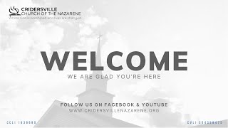 Cridersville Nazarene  Livestream  October 13 2024 [upl. by Ahsimac]