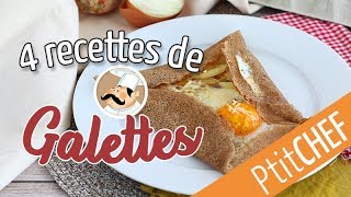 4 recettes de garnitures pour vos galettes bretonnes  Ptitchefcom [upl. by Ennaeirb742]