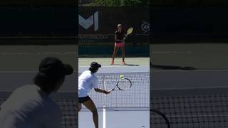 Qinwen Zheng vs Dianne Parry Tennis 🎾 Practice at The Academy QinwenZheng DianeParry Tennis 😍 [upl. by Daas]