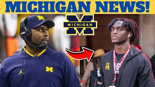 OHIO STAR PLAYER COMES TO MICHIGAN MICHIGAN WOLVERINES NEWS [upl. by Iolenta882]