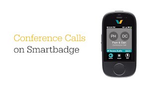 Make a conference call on Smartbadge [upl. by Gnem]