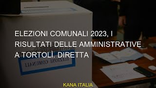 Elezioni comunali 2023 i risultati delle amministrative a Tortolì DIRETTA [upl. by Socram856]