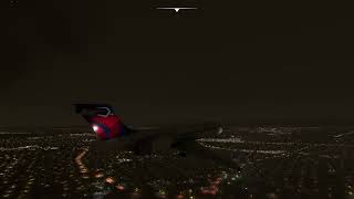 KJFK Arrival B717200 Flight Simulator 2024 10 30 00 24 21 [upl. by Otiv964]