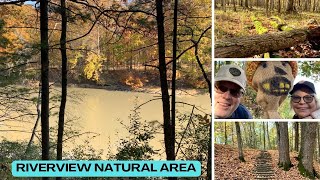 Hiking A Four Mile Loop Trail At Riverview Natural Area  Midland Michigan [upl. by Retxab]