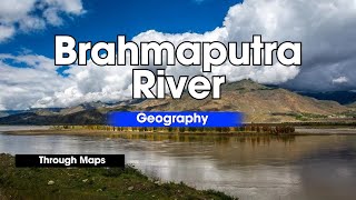 Brahmaputra River System  Geography  River System  Drainage System  apvah tantra [upl. by Ddal]