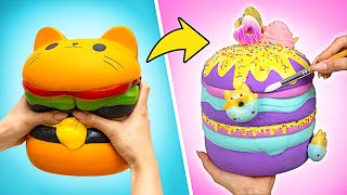 EASY DIY Customization And Rainbow Magic For Squishies 🌈🌀 by Slick Slime Sams Maker World [upl. by Eicaj]