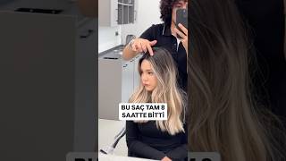 Bu tarz saçlar kolay olmuyor maalesef🫶🏻 goldentouch hair hairstyle haircolor haircare [upl. by Hephzipah]