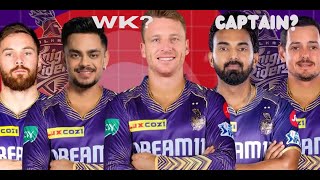 KKR Auction Strategy Who Should be Their New Captain  IPL 2025 Mega Auction Target Players ipl [upl. by Uwkuhceki220]