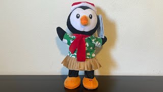 Gemmy Christmas 2022 Luau Penguin [upl. by Mcbride]