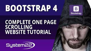 Bootstrap 4 Complete One Page Scrolling Website Tutorial 👍 [upl. by Frerichs]