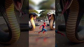 giant snake vs spiderman real fight  spider man across spider verse soundtrack  Baby Cat Channel [upl. by Sherilyn]