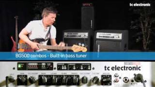 TC Electronic BG500 Bass Combos  Builtin bass tuner [upl. by Ki]