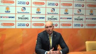 Rimas Kurtinaitis pressconference [upl. by Einohtna]