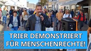 Trier demonstriert für Menschenrechte [upl. by Acey]