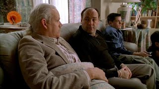 The Sopranos  Tony Soprano spends some time with Aaron Arkaway the quotHe is risenquot guy [upl. by Eelinej]