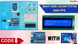 RFID Door Lock Access Control System  Smart Door Lock with RFID and Arduino Uno  MINI Projects [upl. by Martineau]