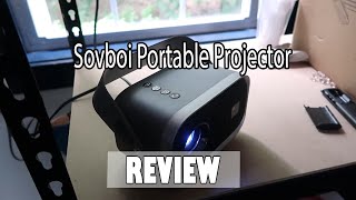 Sovboi Portable Projector Unboxing amp Review [upl. by Enal]