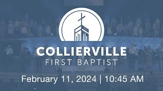 Collierville First Baptist Church  February 11 2024 [upl. by Okiek]