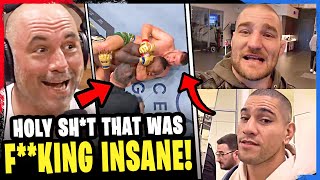 MMA Community Reacts  Dricus Du Plessis vs Israel Adesanya HIGHLIGHTS UFC 305 [upl. by Solrac]