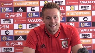 Wales Defender Chris Gunter Speaks Ahead Of Moldova Tie  Full Press Conference [upl. by Einaeg295]