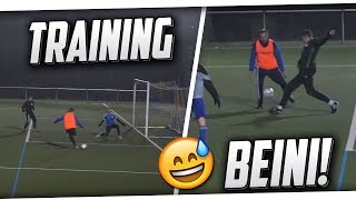 Mega LUSTIGES FUßBALLTRAINING ft viele BEINIS Hackentricks Tore amp mehr PMTV [upl. by Nathanial]