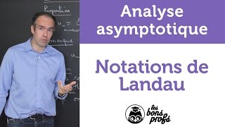 Notations de Landau  Maths  MPSI 1ère année  Les Bons Profs [upl. by Etep]