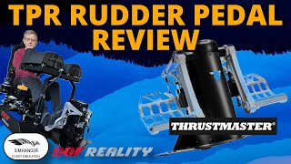 Thrustmaster TPR Rudder Pedals Review  For use in my DOF Reality Motion Platform H3  MSFS [upl. by Arretnahs]