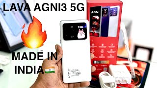 Lava Agni 3 5G Unboxing 🔥 viralvideo trendingvideo 1million indian mobileviews [upl. by Bogey934]