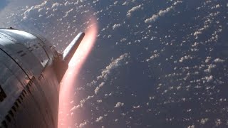 Wow Watch SpaceX Starship reenter Earths atmosphere in these incredible views [upl. by Anuaf]