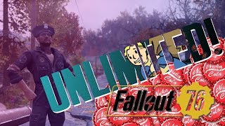 FALLOUT 76  NEW CRAZY GLITCH🤯WORKING UNLIMITED CAPS GLITCH🤪Works on All Platforms [upl. by Ahsiemal394]