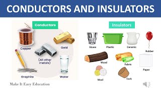 CONDUCTORS AND INSULATORS  SCIENCE EDUCATIONAL VIDEO FOR KIDS [upl. by Aidul530]