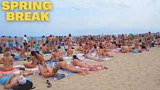 4K Spring Break 2023 WALK Through MASSIVE CROWDS Fort Lauderdale Beach FL [upl. by Einaj]