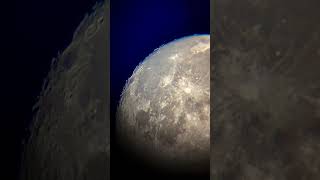 Moon from Earth Celestron Omni AZ 102 Telescope [upl. by Beedon647]