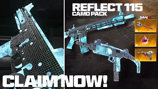 HOW TO CLAIM ANIMATED REFLECT 115 CAMO Modern Warfare 3 Reflect 115 Camo Pack [upl. by Eiltan]