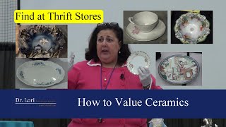 How to Price Antique Dishes China Plates amp Bowls by Dr Lori [upl. by Huxham676]