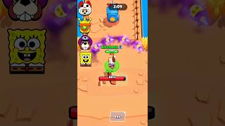 Who can deal more DMG to the HEIST with only gadget😳 brawlstars bs heist brawl rico shorts [upl. by Aitnic62]