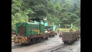 Steam of Tipong Coal Mines Railway IndiaApr2008 8 インド ティポン炭鉱鉄道の蒸気機関車（2008年4月） 8 [upl. by Nomit]