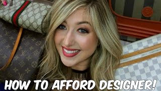 HOW TO AFFORD DESIGNER ON A COLLEGE BUDGET [upl. by Auberta817]