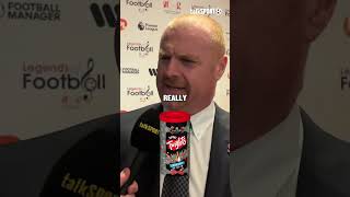 Quickfire questions with Sean Dyche 🤣 [upl. by Adur]