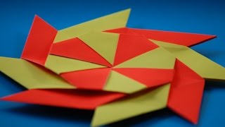 How to Make a Transforming origami Ninja Star [upl. by Harrie428]