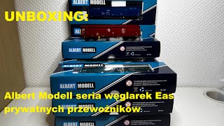 UNBOXING Albert Modell seria węglarek Eas prywatnych przewoźników [upl. by Aihseym]