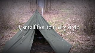 A small hot tent diy style [upl. by Ahsiret510]