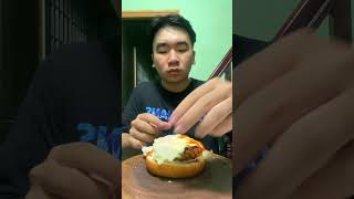 Make a chicken and vegetable hamburger for only 17  MUKBANG  COOKING  ASMR [upl. by Enyahs]