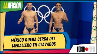 Yahel Castillo y Juan Celaya pierden el bronce en clavados de Tokio 2020 [upl. by Norym46]