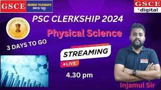 WBPSC CLERKSHIP 2024 PHYSICAL SCIENCE LMS BY INJAMUL SIR [upl. by Cortie]